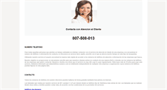 Desktop Screenshot of numero-contacto.com